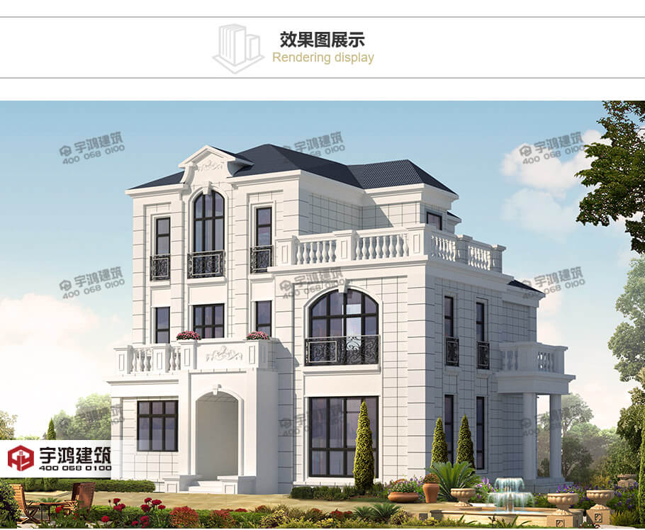 12x13米復式帶衣帽間農(nóng)村別墅設計圖紙