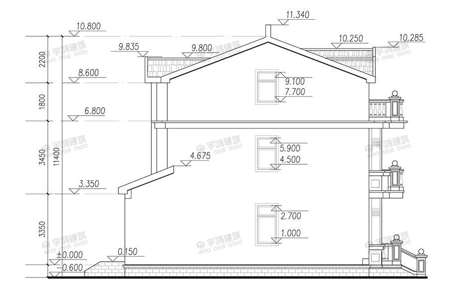 12x12米26萬新農(nóng)村自建房設(shè)計圖紙
