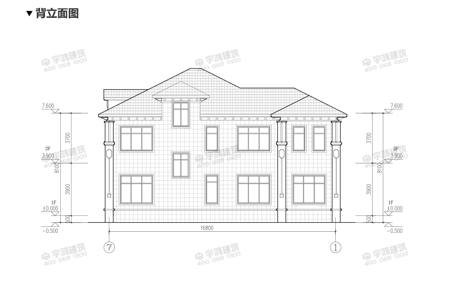 30萬帶車庫(kù)兩層歐式農(nóng)村別墅設(shè)計(jì)圖