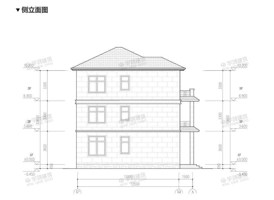 30萬樸素農(nóng)村別墅設(shè)計(jì)圖紙及效果圖