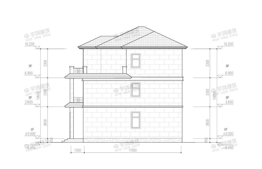 30萬樸素農(nóng)村別墅設(shè)計(jì)圖紙及效果圖