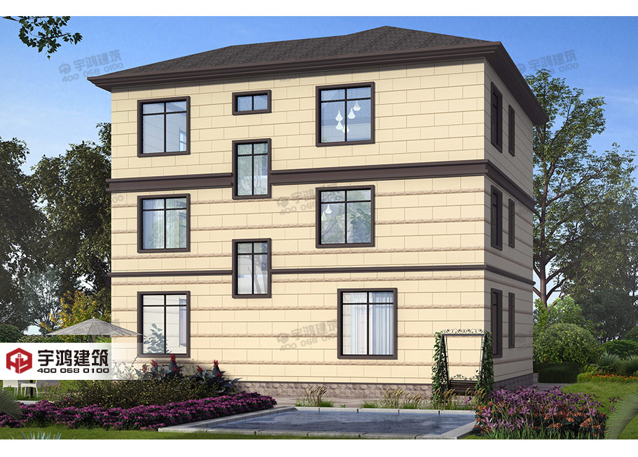 30萬樸素農(nóng)村別墅設(shè)計(jì)圖紙及效果圖