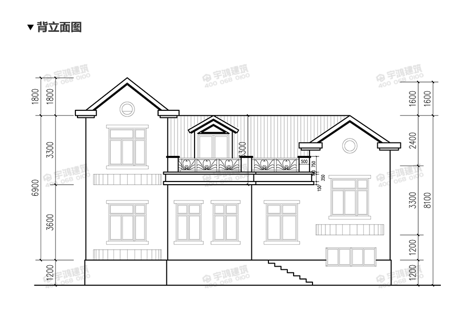 新型農村一層半小別墅設計圖，美觀實用帶閣樓