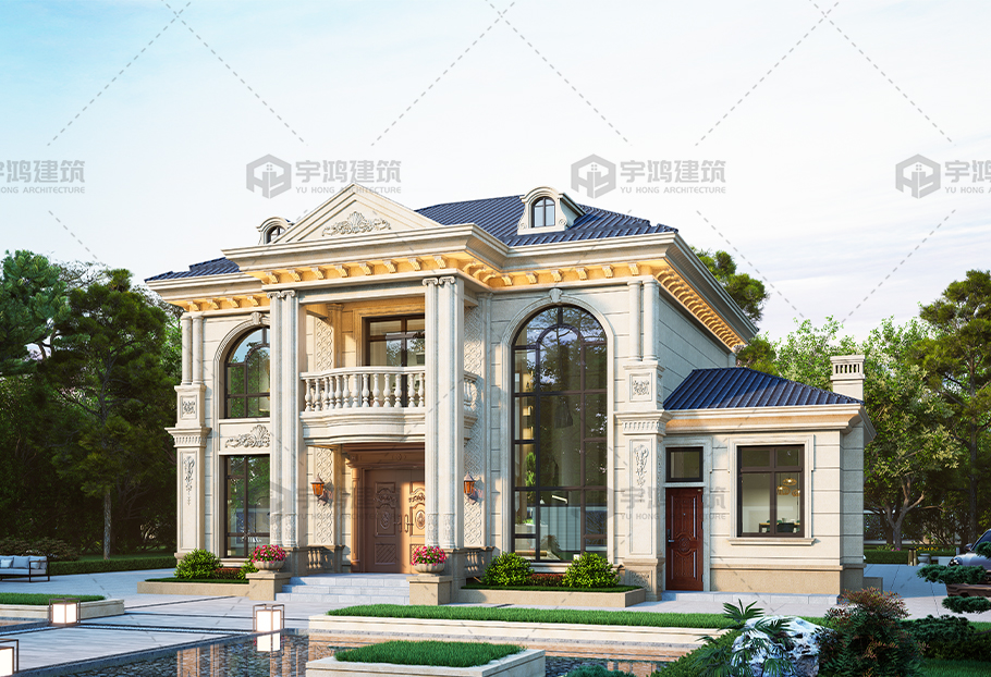 占地面積約190平方歐式別墅全套圖紙 占地面積約190平方歐式別墅全套圖紙