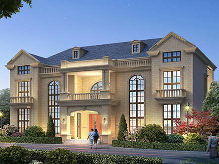 造價35萬古典歐式雙拼別墅設計圖 造價35萬古典歐式雙拼別墅設計圖