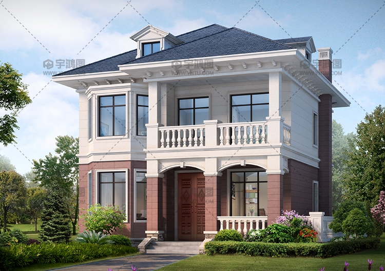 90平帶地下室農村別墅設計圖,造價20萬還帶閣樓 90平帶地下室農村別墅設計圖,造價20萬還帶閣樓