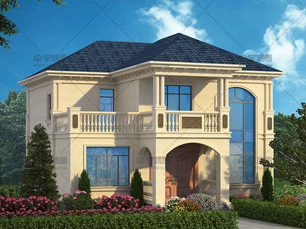 帶地下室20萬二層農村小別墅樓設計圖紙及效果圖 帶地下室20萬二層農村小別墅樓設計圖紙及效果圖