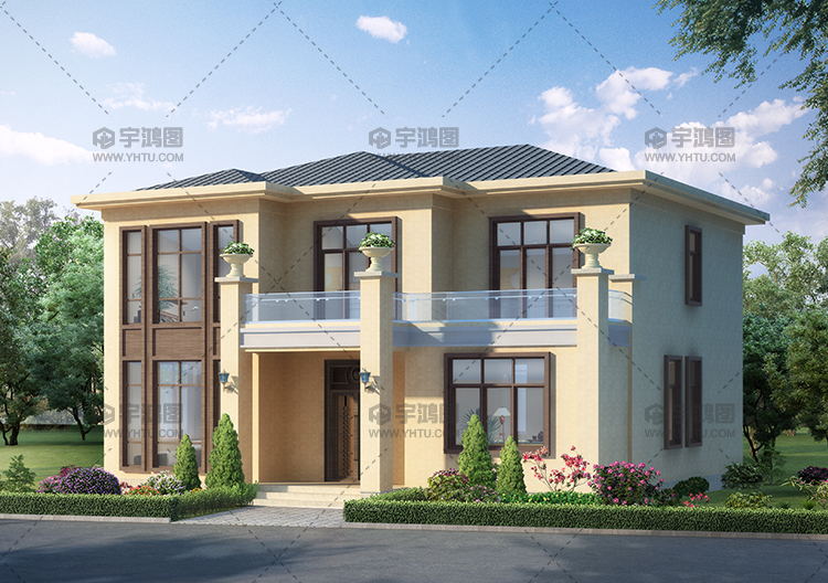 20萬農村二層小洋樓設計圖，漂亮簡單實用