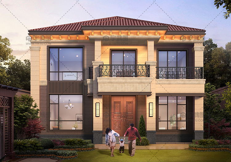 150平二層自建房平面設計圖及外觀效果圖 150平二層自建房平面設計圖及外觀效果圖