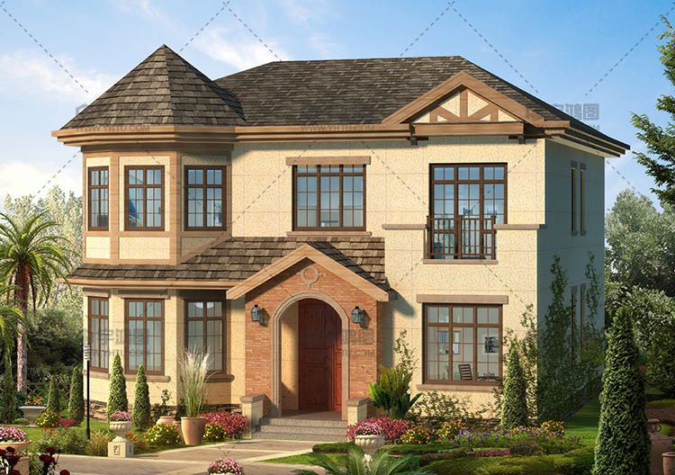 40萬英式風格農村自建房設計圖紙 40萬英式風格農村自建房設計圖紙