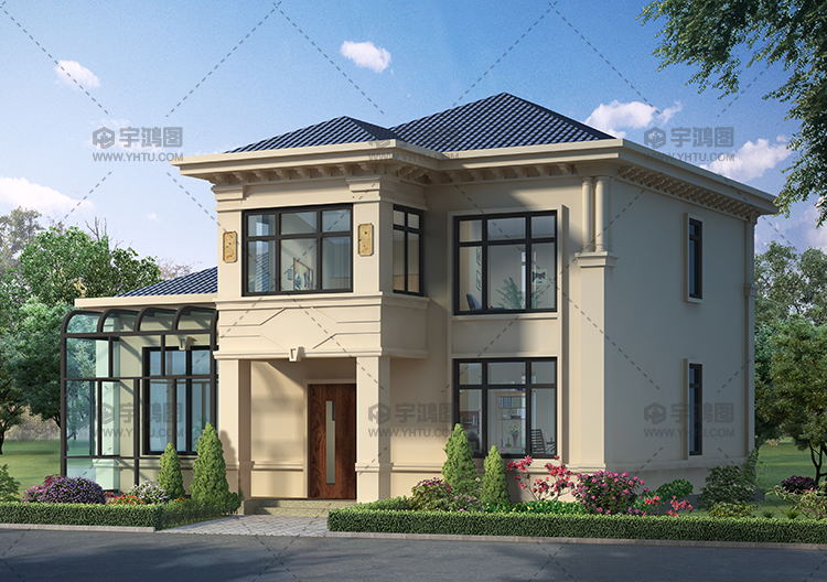 二層歐式小別墅設計方案帶全套施工圖紙 二層歐式小別墅設計方案帶全套施工圖紙