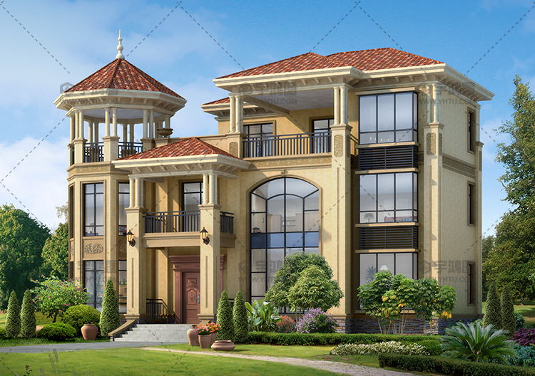 52萬三層豪華別墅設計圖紙框架結構 52萬三層豪華別墅設計圖紙框架結構