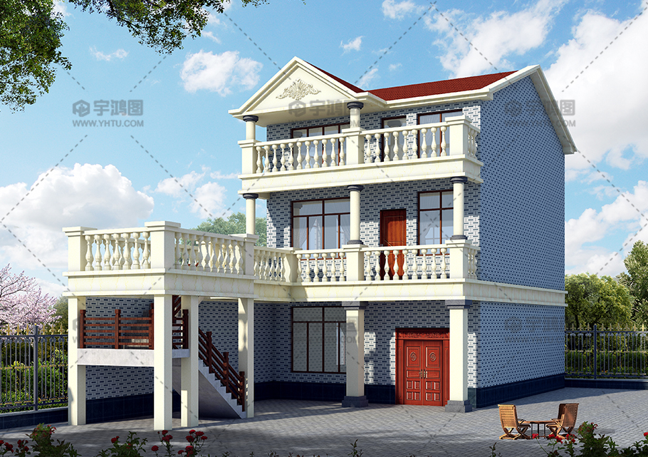 歐式三層小戶型別墅設計圖紙 歐式三層小戶型別墅設計圖紙