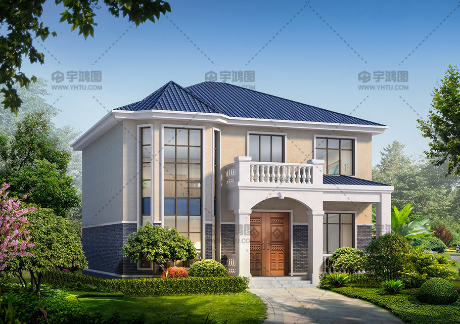 30萬二層歐式農村復式別墅設計圖 30萬二層歐式農村復式別墅設計圖