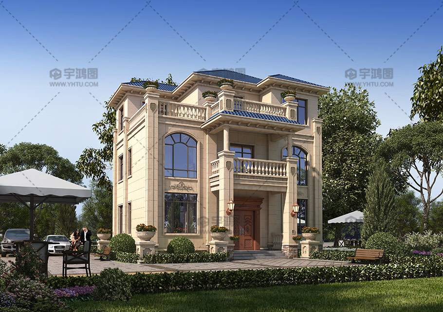 12x11米三層歐式小別墅設計圖紙 12x11米三層歐式小別墅設計圖紙