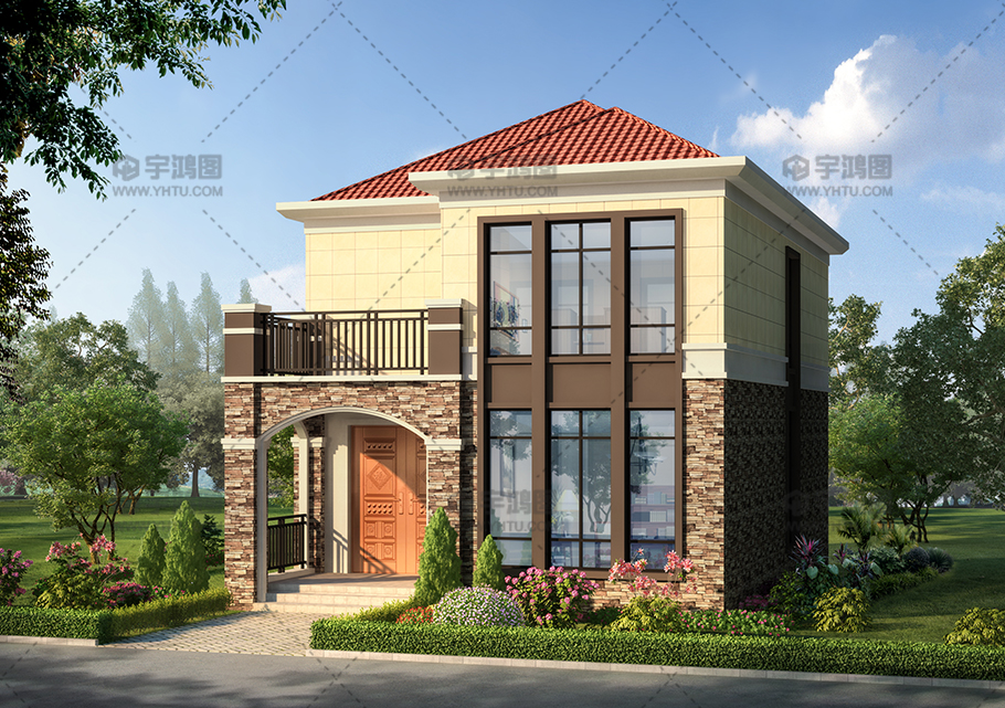 二層歐式民居自建房設計圖紙 二層歐式民居自建房設計圖紙