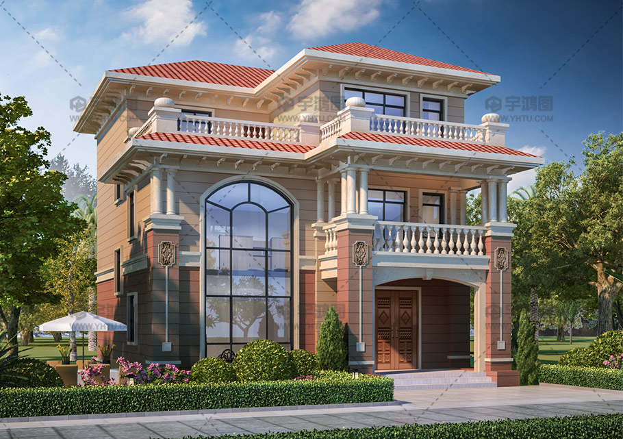 25萬農村三層實用型小別墅設計圖 25萬農村三層實用型小別墅設計圖