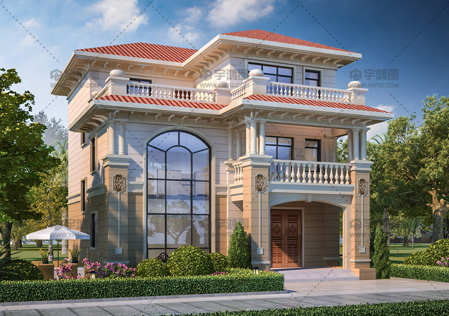 11x14m三層歐式小別墅設計圖 11x14m三層歐式小別墅設計圖