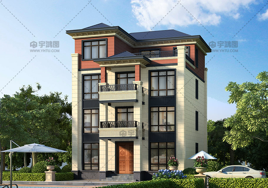 四層小開間框架結構別墅設計圖 四層小開間框架結構別墅設計圖