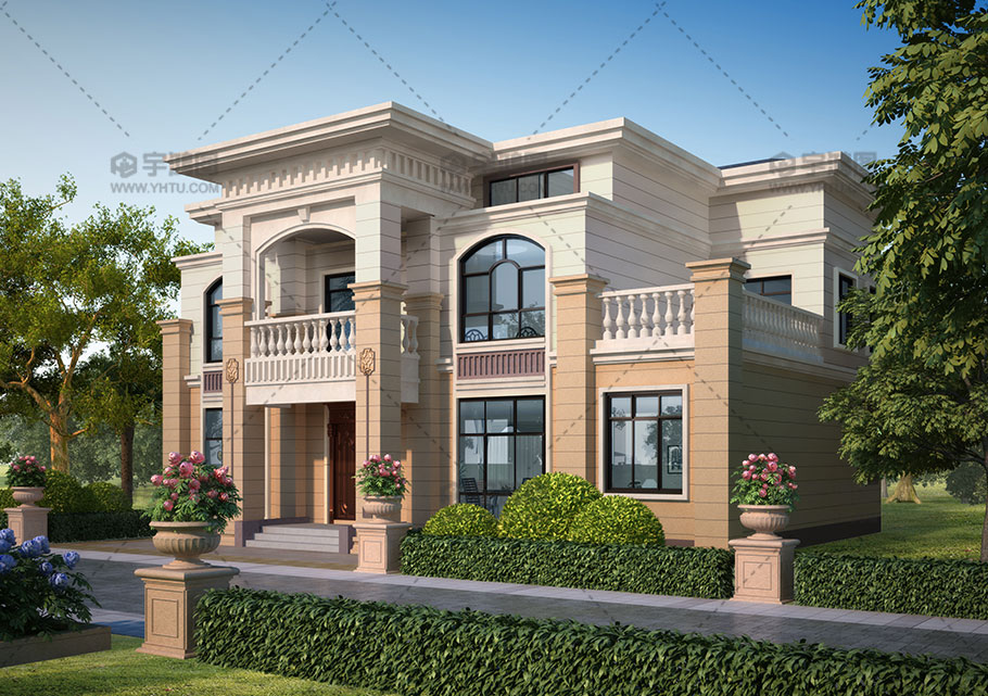 帶堂屋二層框架結構農村別墅圖紙 帶堂屋二層框架結構農村別墅圖紙