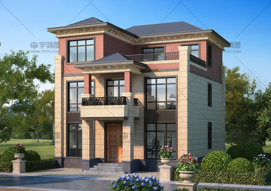 35萬三層框架結構農村別墅圖紙 35萬三層框架結構農村別墅圖紙