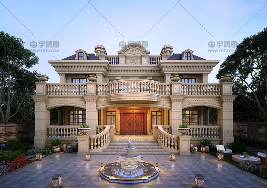 15x17米兩層豪華法式別墅設計圖紙 15x17米兩層豪華法式別墅設計圖紙