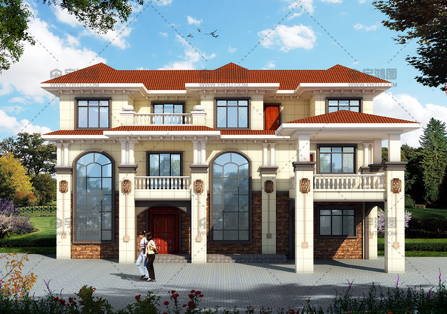 270平帶酒窖的高檔豪華三層鄉村別墅設計圖片 270平帶酒窖的高檔豪華三層鄉村別墅設計圖片