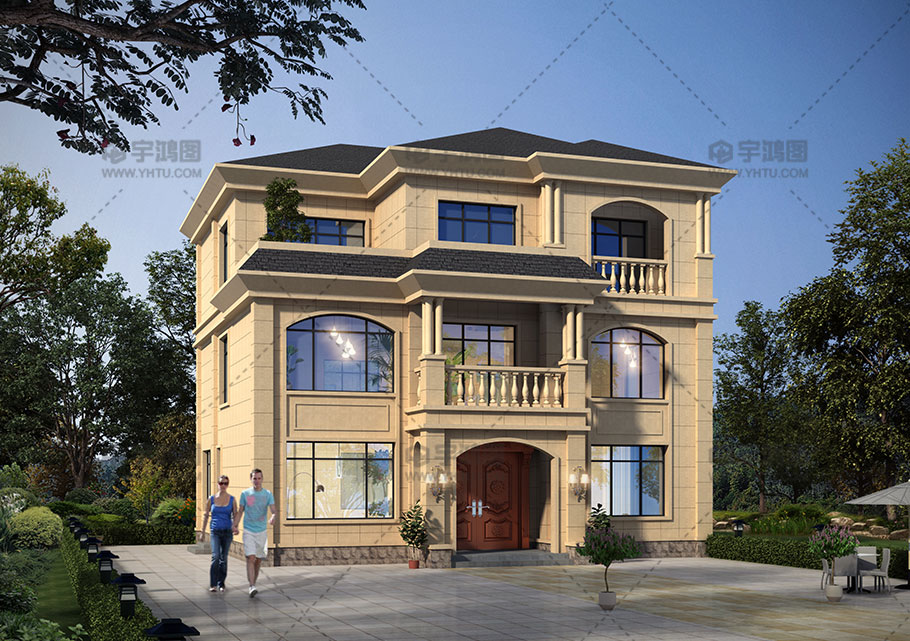 170平帶地下室新農村三層自建房設計圖紙 170平帶地下室新農村三層自建房設計圖紙