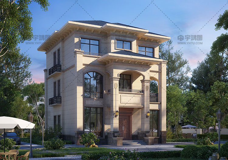 簡單三層帶陽臺框架別墅圖紙  簡單三層帶陽臺框架別墅圖紙