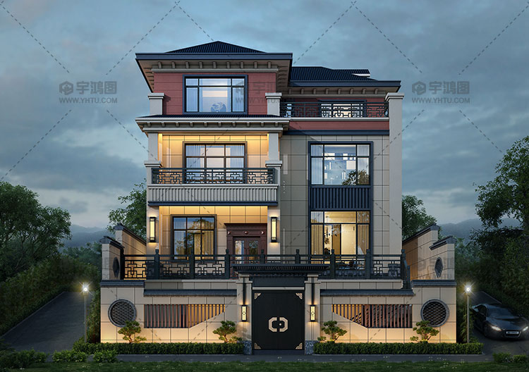 130平三層漂亮歐式自建房設計圖 130平三層漂亮歐式自建房設計圖