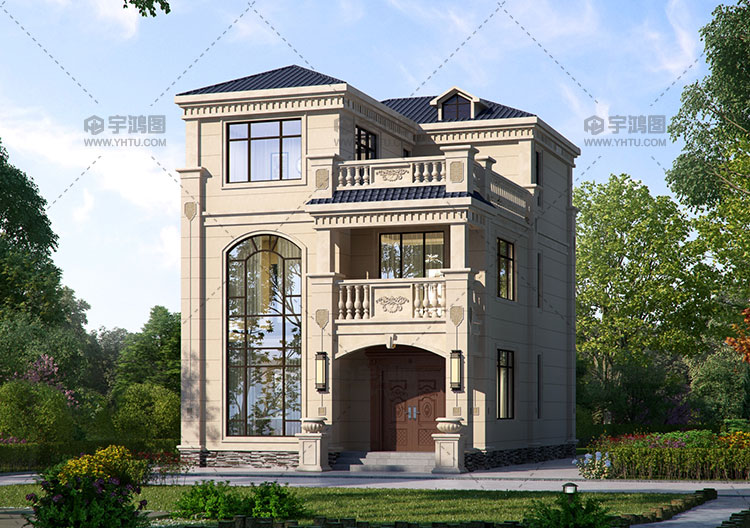 110平小開間三層歐式別墅圖紙 110平小開間三層歐式別墅圖紙