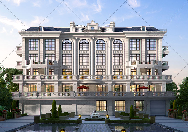 588平六層豪華酒店別墅設計圖紙 588平六層豪華酒店別墅設計圖紙