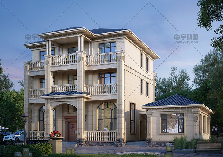 好看的三層樓歐式別墅設計圖紙 好看的三層樓歐式別墅設計圖紙