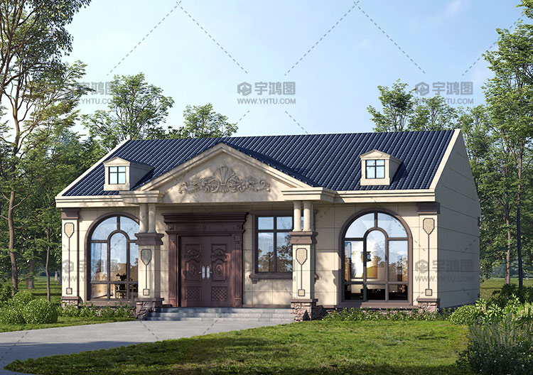 164平一層舒適農(nóng)村小樓效果圖 164平一層舒適農(nóng)村小樓效果圖