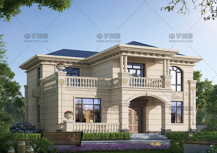 占地160平兩層歐式小洋樓設計圖紙 占地160平兩層歐式小洋樓設計圖紙