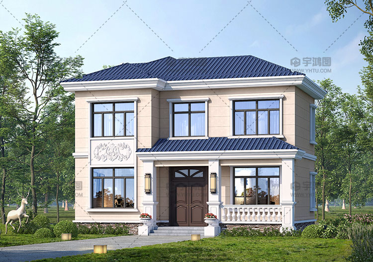 農村二層歐式小別墅圖紙及效果圖 農村二層歐式小別墅圖紙及效果圖