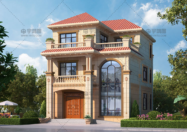 9米開間小戶型歐式別墅全套圖紙 9米開間小戶型歐式別墅全套圖紙