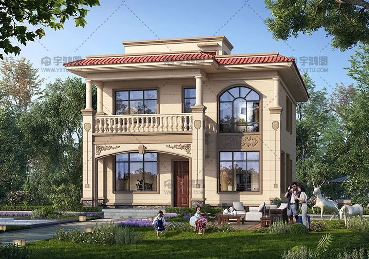 9米小開間兩層歐式別墅全套圖紙 9米小開間兩層歐式別墅全套圖紙