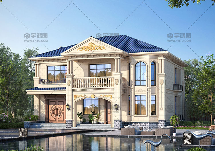 180平兩層經典歐式小洋房設計圖 180平兩層經典歐式小洋房設計圖