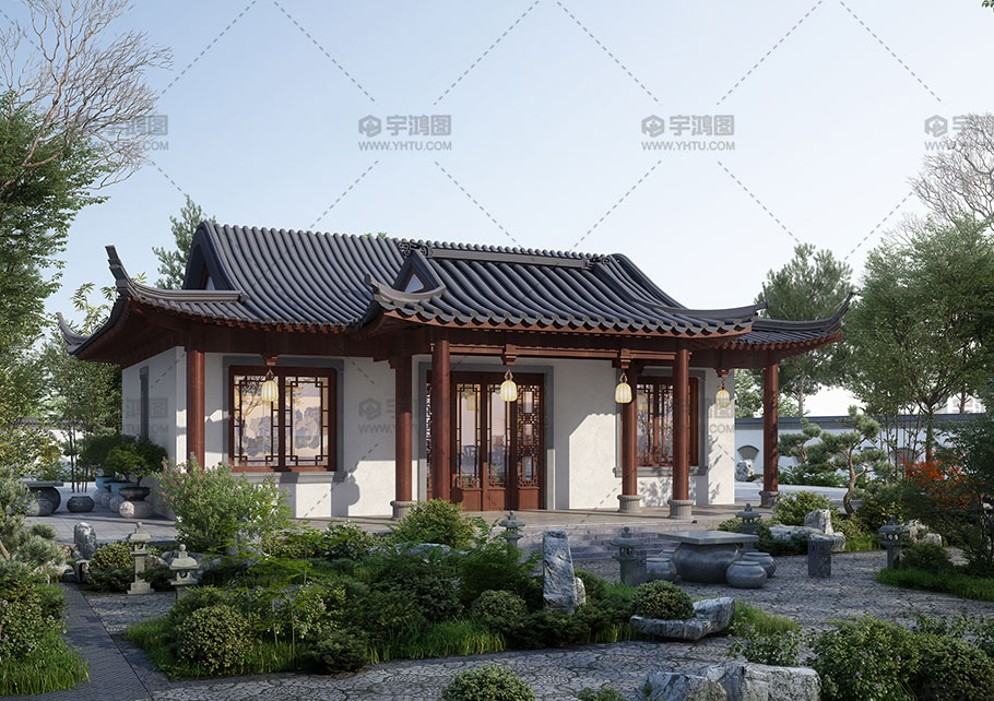 占地124平經(jīng)典中式風(fēng)格別墅圖紙 占地124平經(jīng)典中式風(fēng)格別墅圖紙