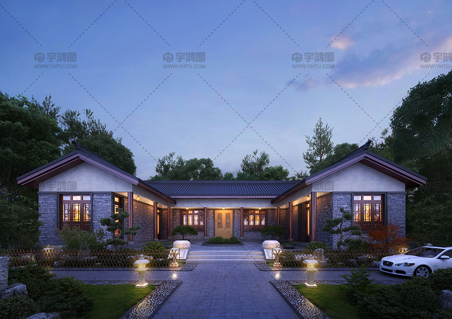 21米X15米農(nóng)村中式自建房設(shè)計(jì)圖 21米X15米農(nóng)村中式自建房設(shè)計(jì)圖