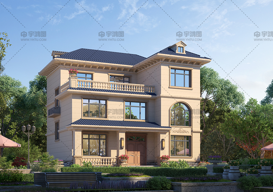 占地154平簡約大氣三層歐式別墅 占地154平簡約大氣三層歐式別墅