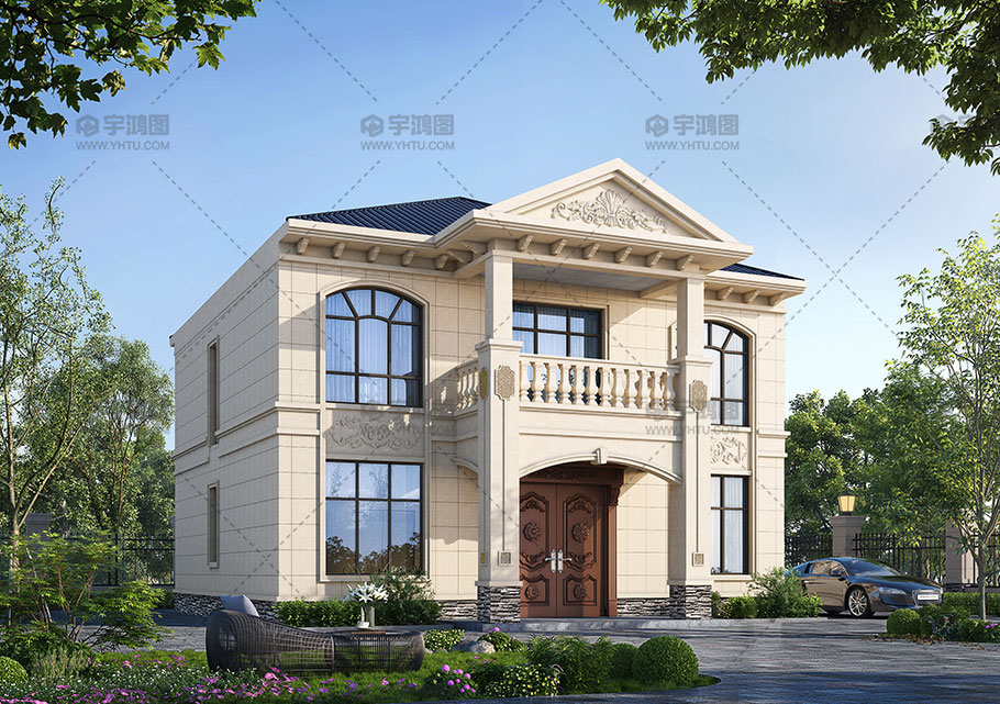 占地148平簡單大氣的二層歐式別墅 占地148平簡單大氣的二層歐式別墅