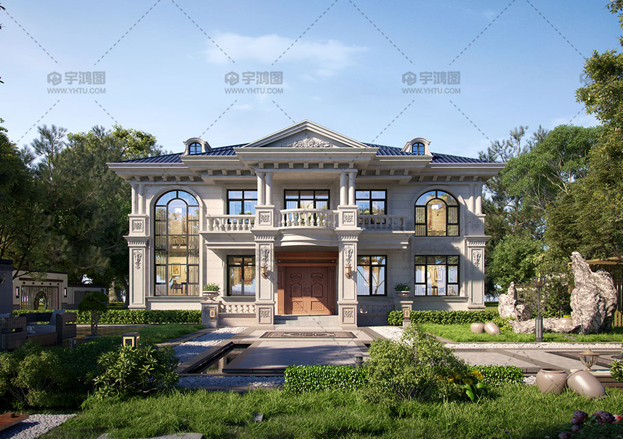 占地179平高端大氣二層歐式別墅 占地179平高端大氣二層歐式別墅