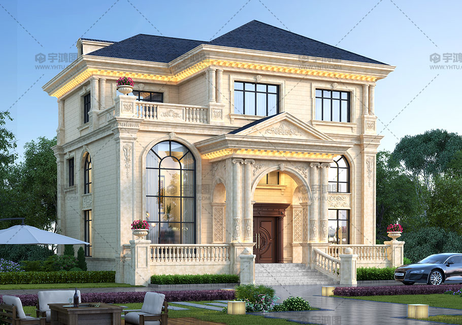 造價50萬左右三層框架結構歐式別墅 造價50萬左右三層框架結構歐式別墅