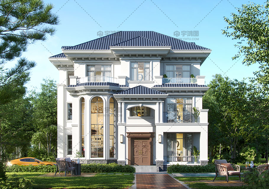 火爆款三層框架結構歐式別墅 火爆款三層框架結構歐式別墅