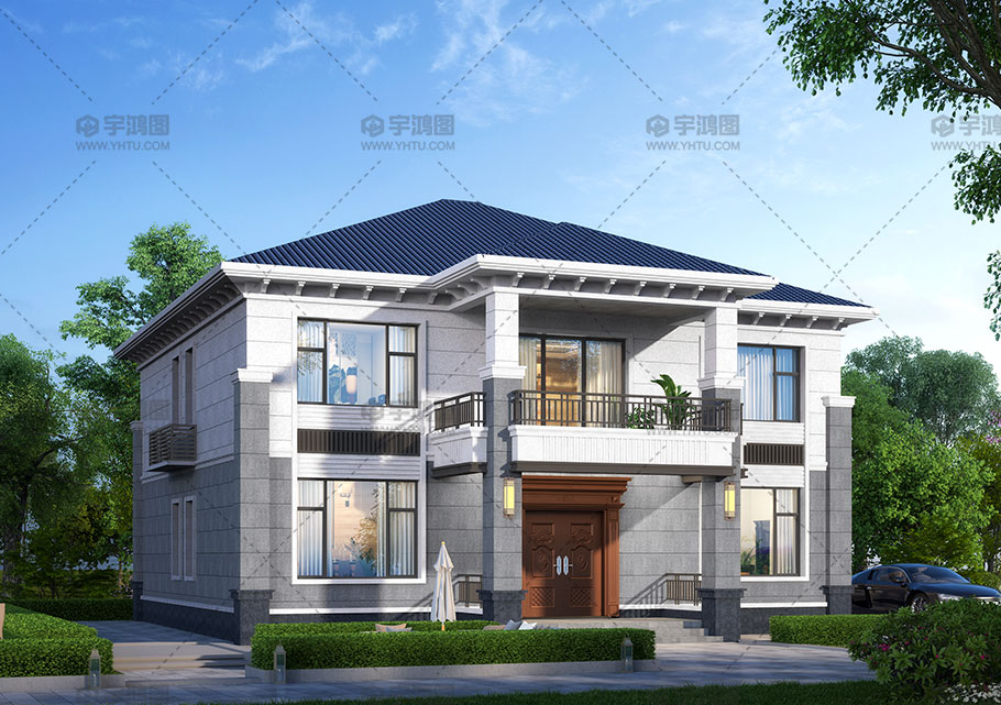 二層歐式磚混結構占地194平別墅圖紙 二層歐式磚混結構占地194平別墅圖紙