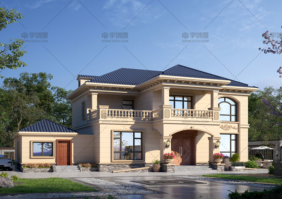 兩層磚混結構歐式別墅占地190平自建別墅 兩層磚混結構歐式別墅占地190平自建別墅