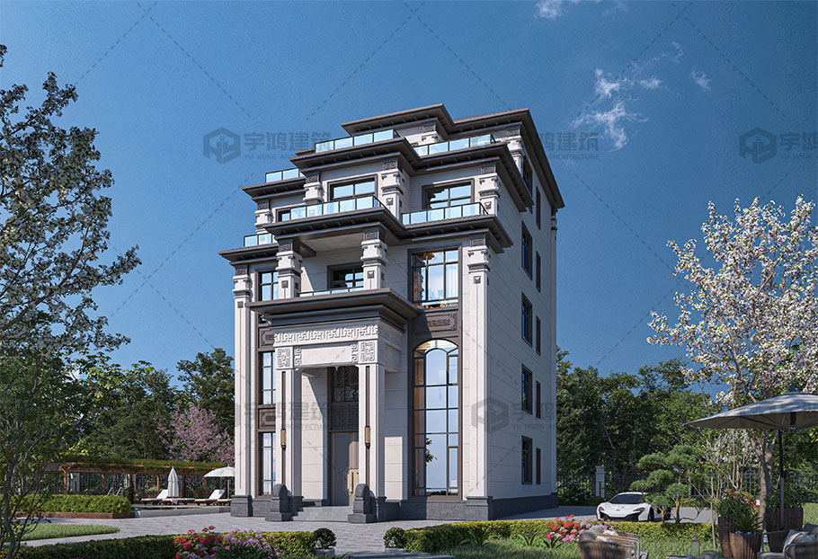 造價75萬-95萬四層別墅設計圖紙