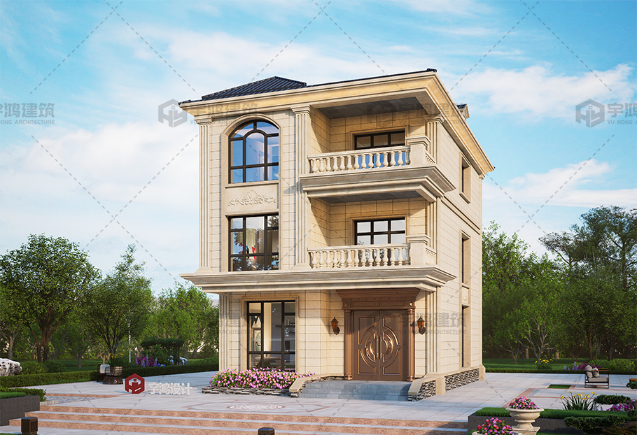 歐式風格7x12建筑294平別墅設計圖紙 歐式風格7x12建筑294平別墅設計圖紙